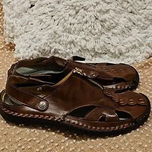 100% Caoutchouc Sandals HSY Fashion Men main image 4